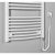 Aqualine ORBIT-E grzejnik elektryczny obły 450x960 mm 300 W biały ILEO94T