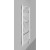 Aqualine ORBIT-E grzejnik elektryczny obły 600x1320 mm 600 W biały ILEO36T