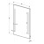 Aqualine Lustro z oświetleniem LED 60x80cm wyłącznik ATH6