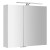 Sapho MIRRÓ szafka z lustrem oświetlenie LED 80x70x16cm biała MC080-0030