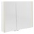 Sapho ALIX szafka z lustrem oświetlenie LED 86x70x17.5cm biała AX186-0030