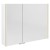 Sapho ALIX szafka z lustrem oświetlenie LED 96x70x17.5cm biała AX196-0030