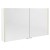 Sapho ALIX szafka z lustrem oświetlenie LED 2x drzwiczki 126x70x17.5cm biały AX126-0030