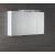 Sapho LUCIE szafka z lustrem z oświetleniem LED 126x70x17cm biała LU125-0030