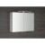 Sapho RIWA LED szafka z lustrem oświetlenie LED 81x70x17cm biały połysk RIW080-0030
