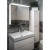 Sapho LINEX szafka z lustremoświetlenie LED 80x70x15cm biała LX080-0030