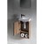 Sapho LATUS XI szafka pod umywalkę 30x53x16.5cm dąb Polar LT711-1010
