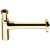 Sapho Syfon umywalkowy 5/4" odpływ 32 mm okrągłe złoto SI517