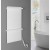 Sapho ELMIS Elektryczna suszarka na ręczniki 400x800mm 120W aluminium biały mat EB420