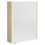 Sapho ALIX szafka z lustrem oświetlenie LED 56x70x17.5cm lewa/prawa wiąz Bardini AX156-0013