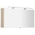 Sapho CLOE szafka z lustrem z oświetleniem LED 100x50x18cm wiąz Bardini CE100-0013