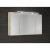 Sapho MIRRÓ szafka z lustrem oświetlenie LED 3 drzwiczki 120x70x16cm wiąz Bardini MC121-0013