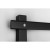 Sapho ELCOR elektryczna suszarka na ręczniki 480x920x50mm 128W czarny mat EB460
