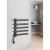 Sapho ELCOR elektryczna suszarka na ręczniki 480x520x50mm 85W czarny mat EB530