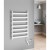 Sapho ELIAS Elektryczna suszarka na ręczniki 490x730x110mm 105W biały mat EB540