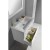 Aqualine FAVOLO szafka umywalkowa 86.5x60x44.6cm biały mat FV290
