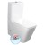 Sapho PORTO WC kompakt WC Rimless ze spłuczką uniwersalny odplyw PC102WR