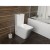 Sapho PORTO WC kompakt WC Rimless ze spłuczką uniwersalny odplyw PC102WR