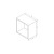 Sapho ESPACE szafka otwarta 35x35x22cm sosna rustykalna ESC150-1616