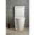 Sapho TURKU RIMLESS kompakt WC wysoki odpływ pionowy/poziomy biały PC104WR