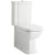 Kerasan WALDORF kompakt WC odpływ poziomy/pionowy czarny-chrom WCSET25-WALDORF