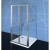 Polysan EASY LINE kabina prysznicowa trójścienna 1000x800mm drzwi składane L/P szkło czyste EL1910EL3215EL3215