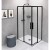 Polysan ALTIS LINE BLACK kabina prysznicowa 1000x900 mm wariant L/R wejście z rogu AL1512BAL1592B