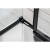 Polysan ALTIS LINE BLACK prostokątna kabina prysznicowa 1300x800 mm wariant L/P AL4012BAL5912B