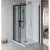 Polysan ALTIS LINE BLACK prostokątna kabina prysznicowa 1500x900 mm wariant L/P AL4212BAL6012B