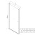 Aqualine PILOT drzwi prysznicowe obrotowe 900mm PT090