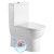 Aqualine JALTA RIMLESS kompakt WC uniwersalny PB103RW