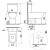 Aqualine JALTA RIMLESS kompakt WC uniwersalny PB103RW