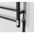 Sapho REDONDO elektryczna suszarka na ręczniki 630x1160 mm130 W czarny ER230BT