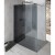 Gelco VARIO BLACK jednoczęściowa kabina przysznicowa Walk-In montaż przy ścianie szkło dymione 1100 mm GX1311GX1014