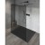 Gelco VARIO BLACK jednoczęściowa kabina przysznicowa Walk-In szkło dymione 800 mm GX1380GX2214