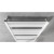 Aqualine TONDI-E grzejnik elektryczny 600x1330 mm 600 W biały DE480T