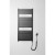 Aqualine TONDI-E grzejnik elektryczny 450x970 mm 300 W czarny mat DE456T