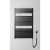 Aqualine TONDI-E grzejnik elektryczny 600x970 mm 400 W czarny mat DE466T