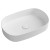 Isvea INFINITY OVAL umywalka ceramiczna nablatowa 55x36 cm biały mat 10NF65055-2L