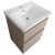 Aqualine ALTAIR szafka umywalkowa 52x72.5x45cm dąb emporio AI355