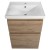 Aqualine ALTAIR szafka umywalkowa 52x72.5x45cm dąb emporio AI355