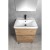 Aqualine ALTAIR szafka umywalkowa 57x72.5x45cm dąb emporio AI360