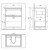 Aqualine ALTAIR szafka umywalkowa 61.5x72.5x45cm dąb emporio AI365