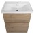 Aqualine ALTAIR szafka umywalkowa 61.5x72.5x45cm dąb emporio AI365