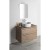 Aqualine ALTAIR szafka umywalkowa 77.5x60x45cm dąb emporio AI380