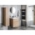 Aqualine ALTAIR szafka umywalkowa 77.5x60x45cm dąb emporio AI380