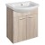 Aqualine ZOJA szafka umywalkowa 61.5x74x32.5cm dąb platin 51163