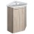 Aqualine ZOJA szafka umywalkowa narożna 39x74x39cm dąb platin 50344