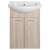 Aqualine ZOJA szafka umywalkowa 50.5x74x30cm dąb platin 51057
