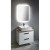Aqualine VEGA zestaw łazienkowy szerokość 97.5 cm biały/dąb platin VG052-02